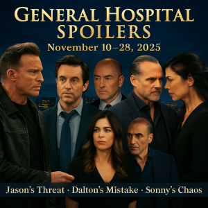 General Hospital Spoilers (November 10–28, 2025): Jason Warns Pascal, Dalton’s Bad Timing, and Sonny Wrecks Justine’s Plan